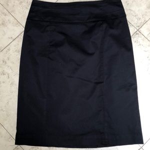 Basic black pencil skirt